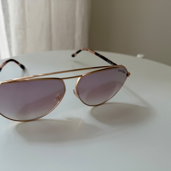 Tom Ford Binx FT680 Sunglasses (Purple Gradient Aviator) main image 6